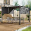 Canyla 3m x 3m Metal Pergola