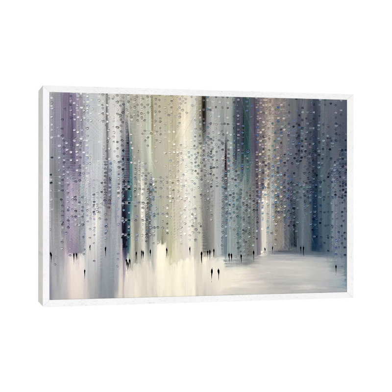 Moonlight Serenity by Ekaterina Ermilkina - Print on Canvas, White Framed, 66.04 cm H x 45.72 cm W