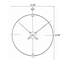 Horloges murales noires rondes avec squelette-511031342