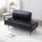 Modern End Of Bed Bench With Adjustable Side Table, 360-Degree Swivel Tray, Ideal For Multiple Room Settings And Comfortable Seating-273205329