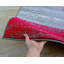 Rouge abstrait/Tapis décoratif grise-1894829549