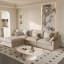 Canapé modulaire rembourré avec repose-pieds-112680361-110374990