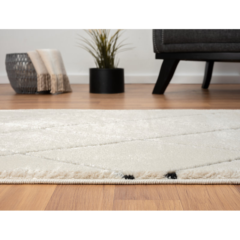 Fantasy Tapis white Rug, Rectangle 100 x 200cm