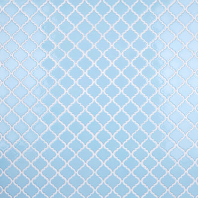 Hudson Tangier 2" x 2" Porcelain Arabesque Mosaic Wall & Floor Tile