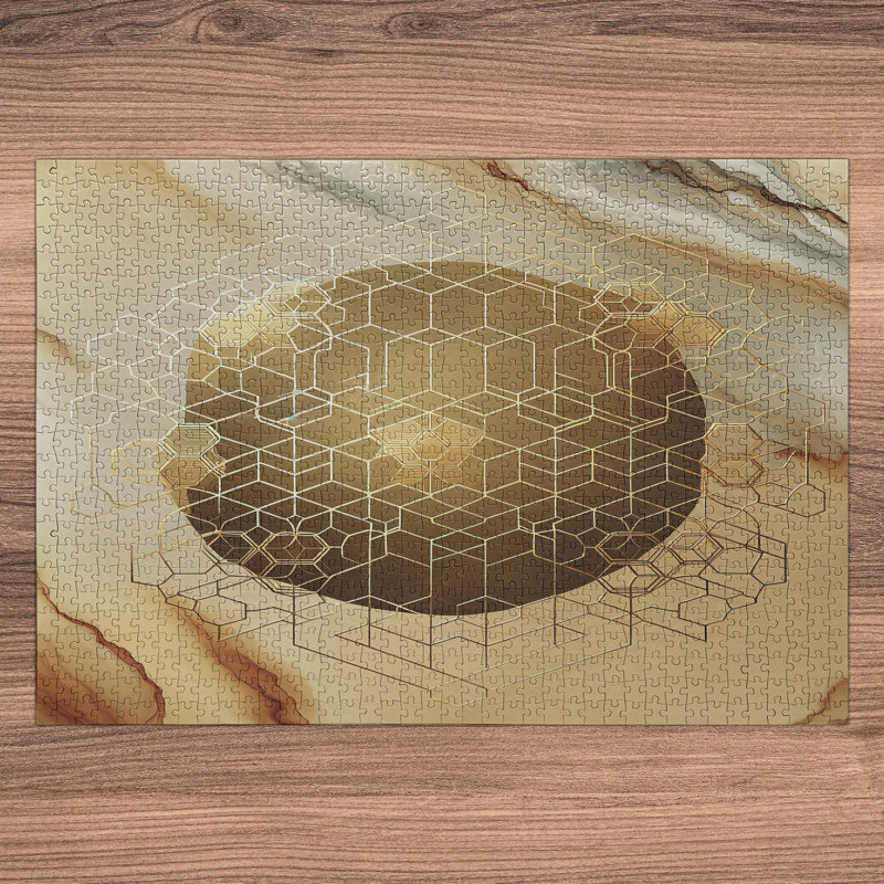 Ambesonne Cardboard Puzzle