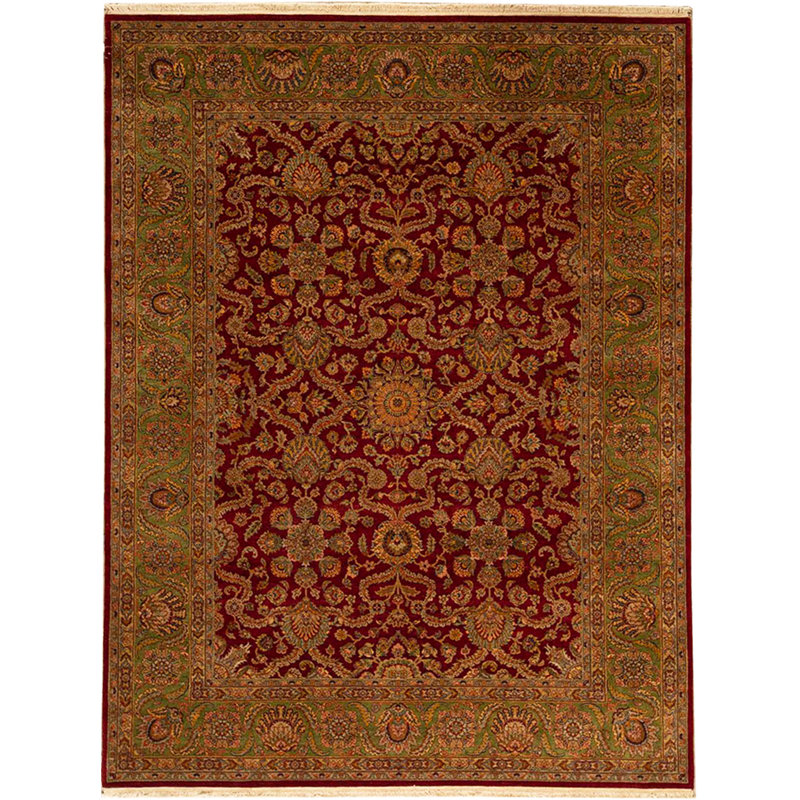 Wool Floral Area Rug