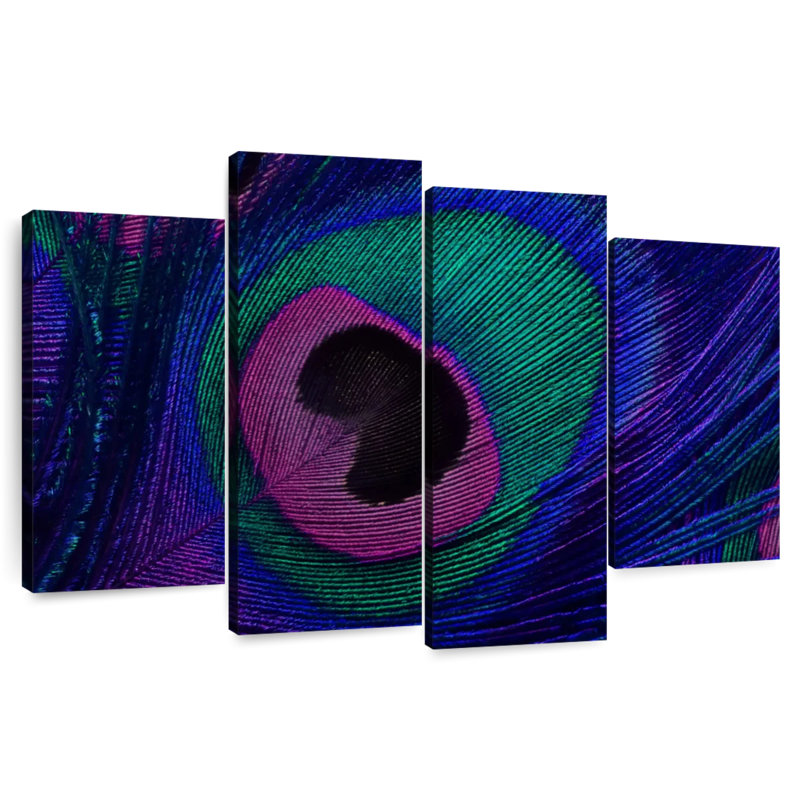 Brampt Peacock Feather Plume Spot, 48" H x 75" W