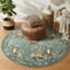 Tapis rond en coton à motif de renard des bois Enchanted-23479976