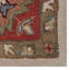 Tapis écologiques en laine touffetée à la main Sanna - octogone, couleur rouge-beige, design moderne contemporain, tapis antidérapants faits à la main épais pour le salon, la chambre à coucher-794612225-798833167