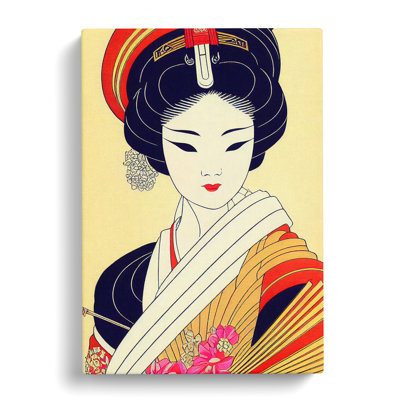 Splendid Geisha - Wrapped Canvas