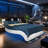 Khase Upholstered Queen Bed with led lighting, Bluetooth connection to play music control-1001469885
