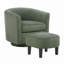 Chaise rembourrée avec repose-pieds-1756058269