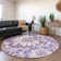 Premium Machine Washable Cerrito AMF551 Purple Rug