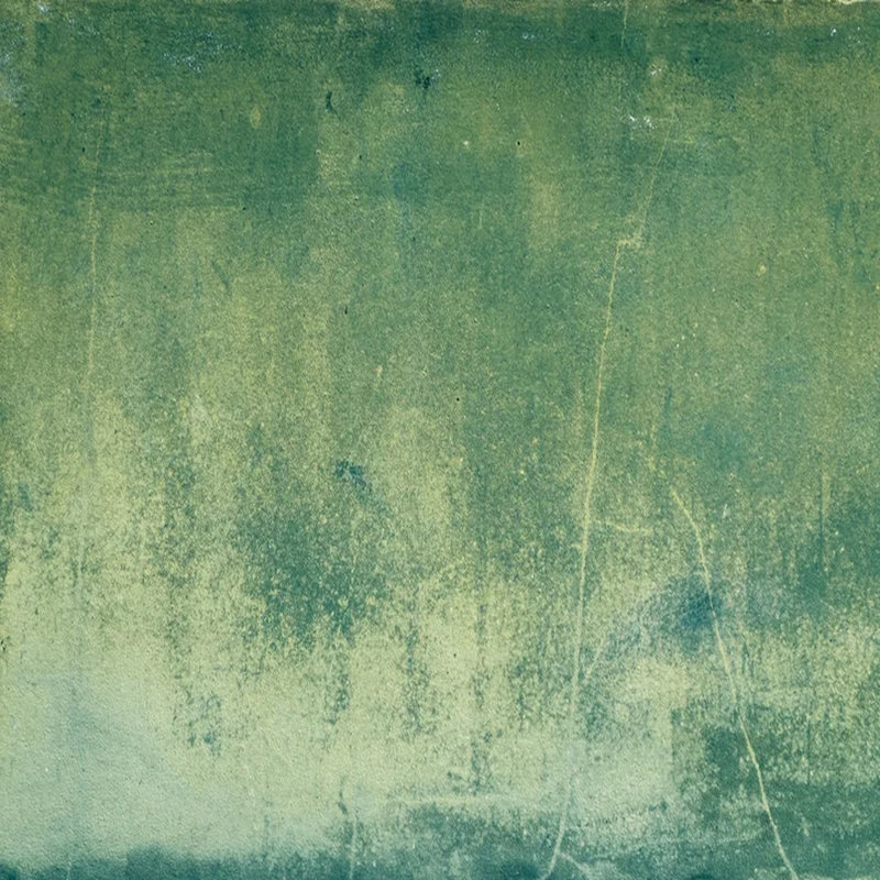Murale verte texture béton, L 108 po x l 96 po