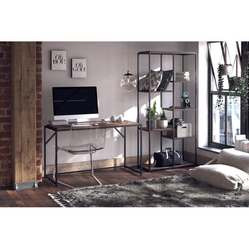 Andreiu 124Cm W Rectangle Writing Desk