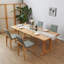 Burlywood Rectangular Solid Wood Dining Table-1719875827