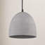 Beyla 1 - Light Concrete Dome Pendant
