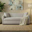 Canapé 3 places avec accoudoirs et coussins décoratifs Modern-125470032