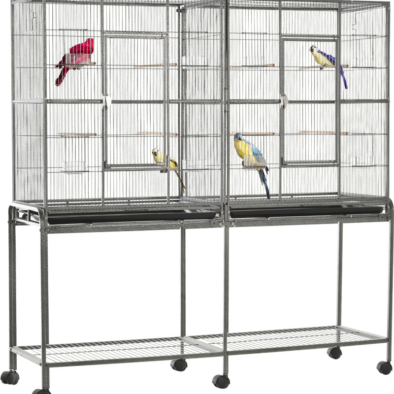 Cage à oiseaux 65 po en métal