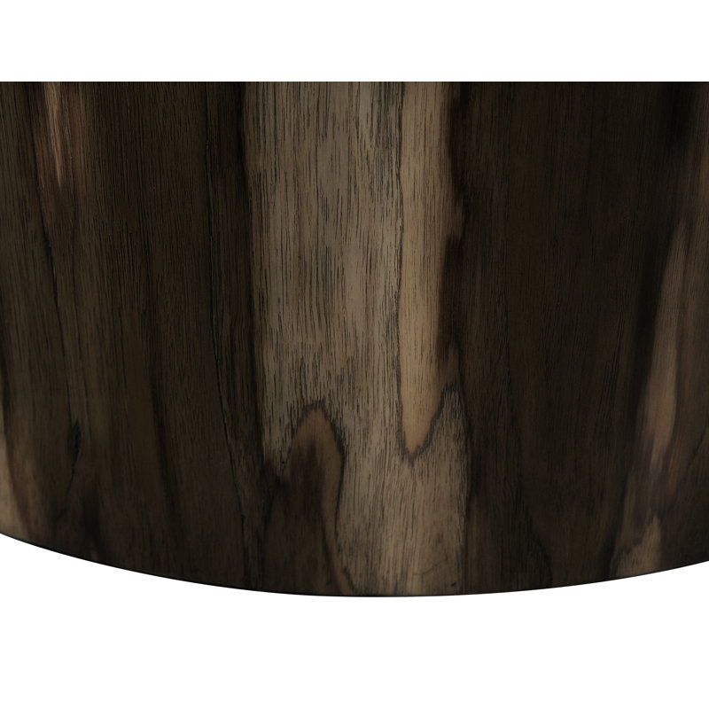 Round Chairside Table, Black