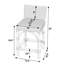 Serienna Blue & White Rattan Low Back Counter Stool-1670048050-1653777190