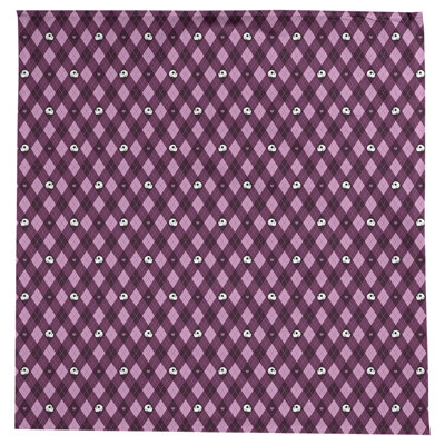 Nappe argyle crânes Avicia