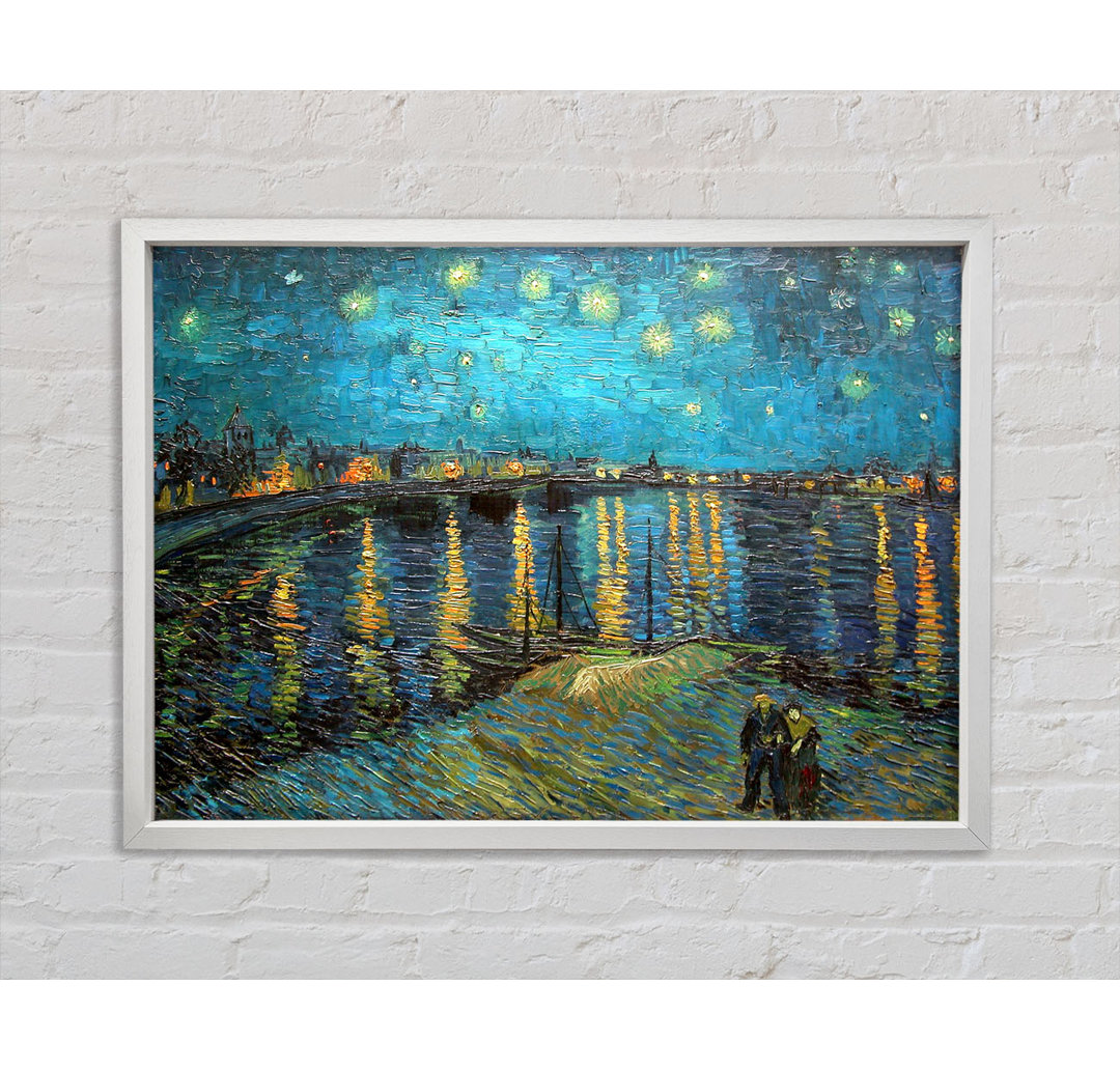 Van Gogh Sternennacht über der Rhone - Druck