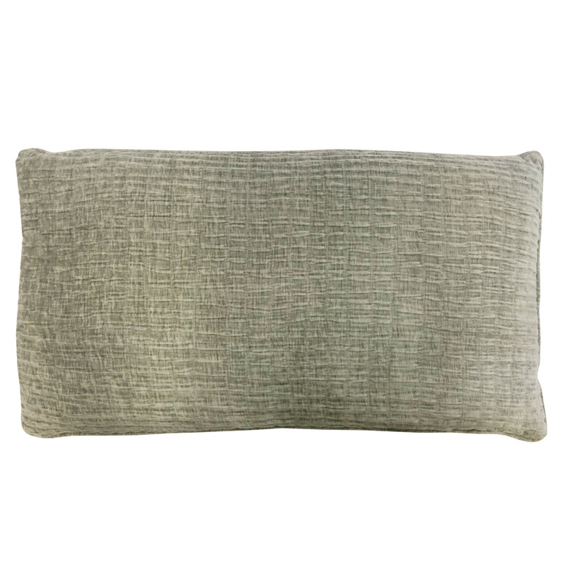 Lumbar Pillow Cover & Insert, Silver