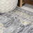 Gabryszek Bohemian Distressed Chenille Machine-Washable Dark Gray/Yellow Rug-215179717