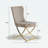 Ottomanson Set of 2 Dining Chairs with Elegant Gold Legs for Stylish Seating-1499839828-1499839829