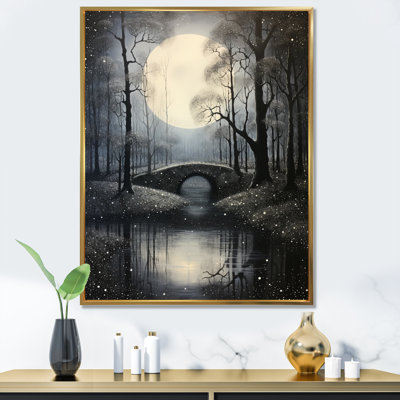 " Gray Bridge In Fog III "