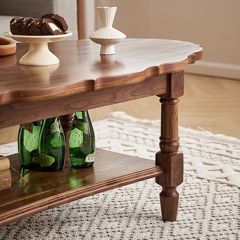 Scandinavian Vintage Simple Solid Wood Tea Table