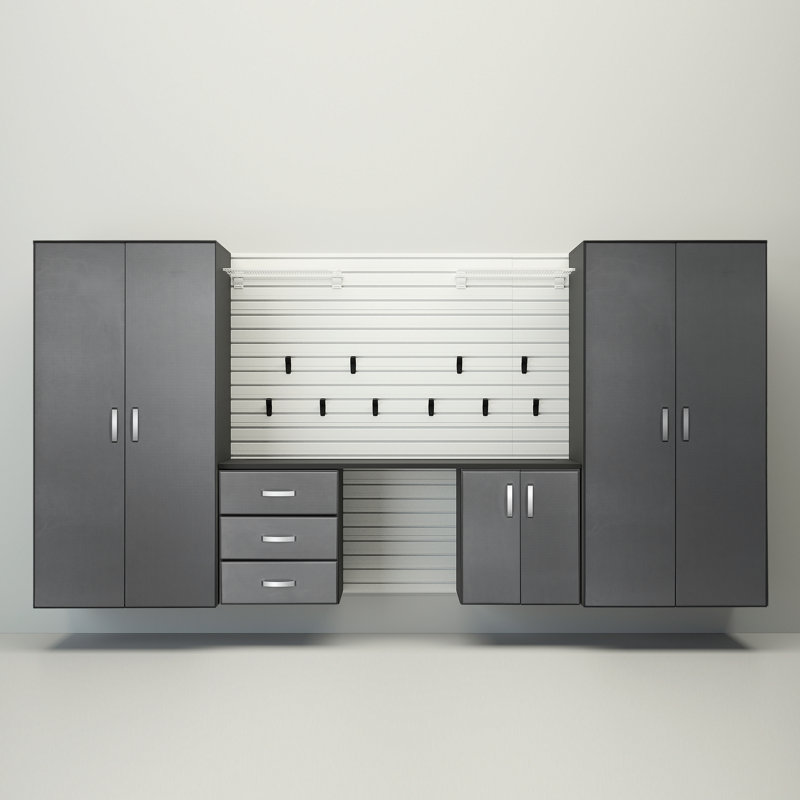 Deluxe 3 Piece Storage System, White/Graphite Carbon