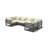 Kobe Valliere 6pc Multi-Chair Seating Group