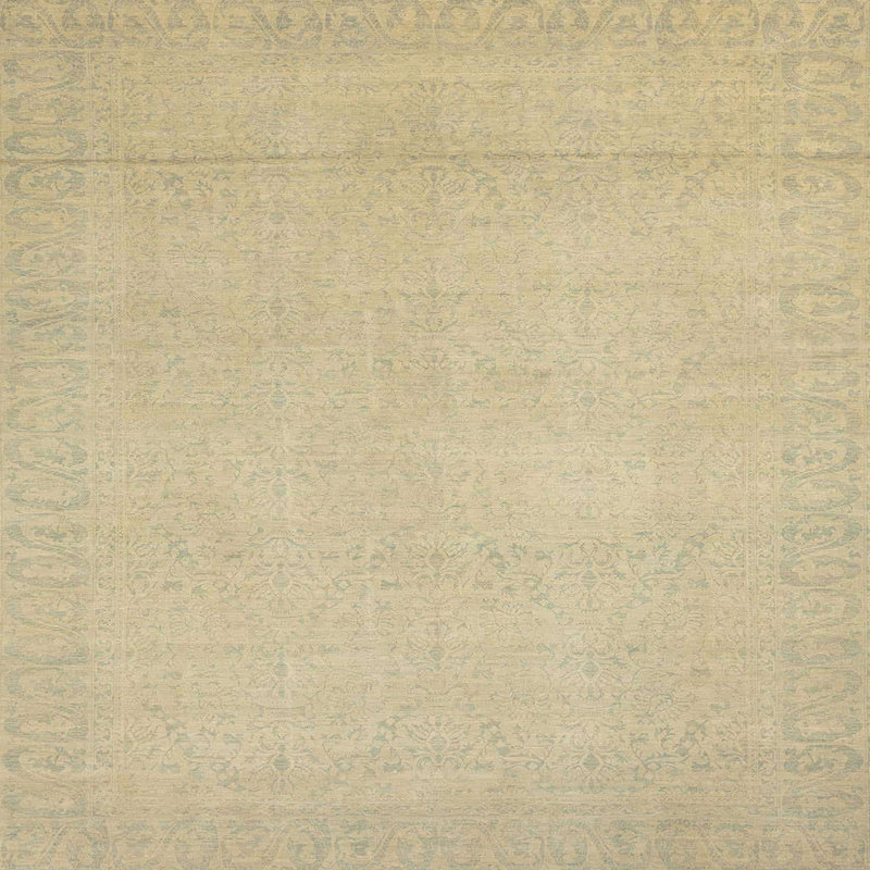 Abstract Indoor Rug, Square 6'