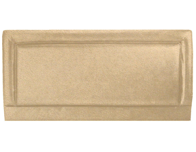 Mcfarland Upholstered Headboard, King Size, Velour, Ivory