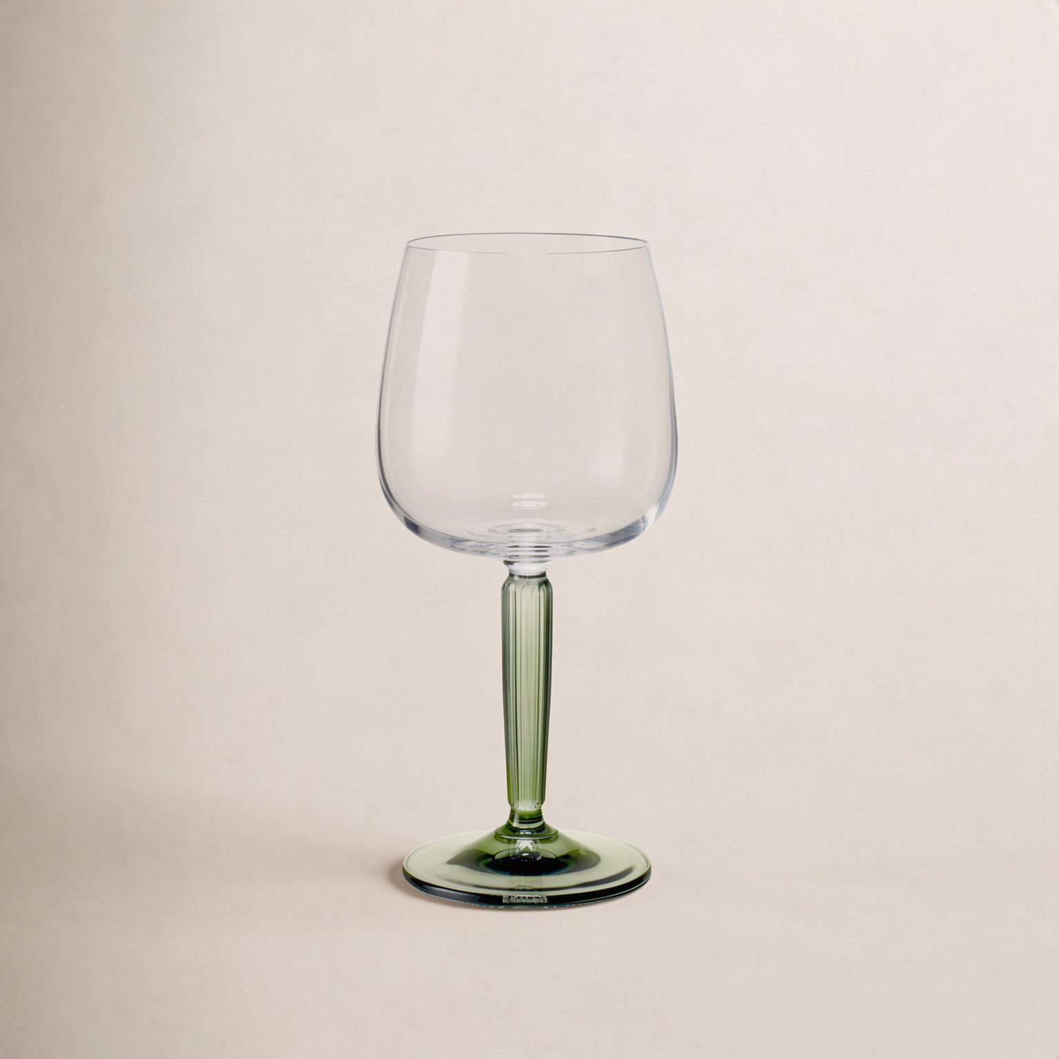 Hammershoi White Wine Glass, Green, 11.8 oz.