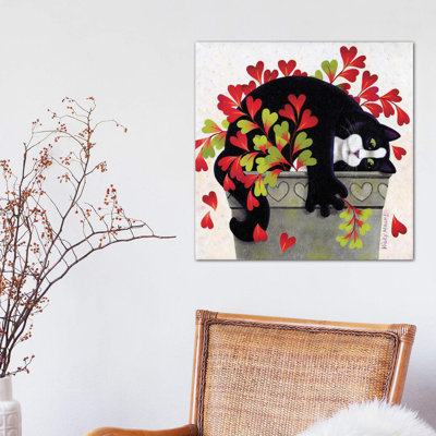 Love Pot by Vicky Mount - Wrapped Canvas Painting