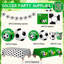 Soccer Party Tableware, Soccer Birthday Tableware Set
