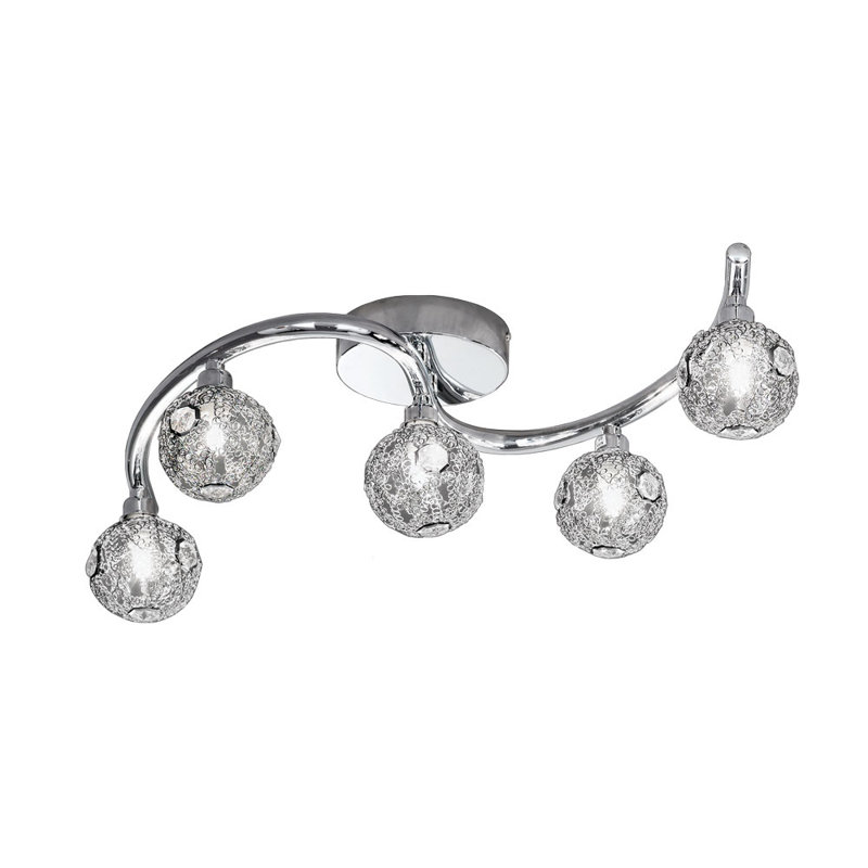 Glass Semi Flush Mount