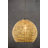 Stauton 1 - Light Natural Globe Pendant Light Handmade Natural Rattan Shade in Brass Finish Coastal Kitchen Light