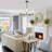 5 - Light Dimmable Kitchen Island Chandelier-1086605371