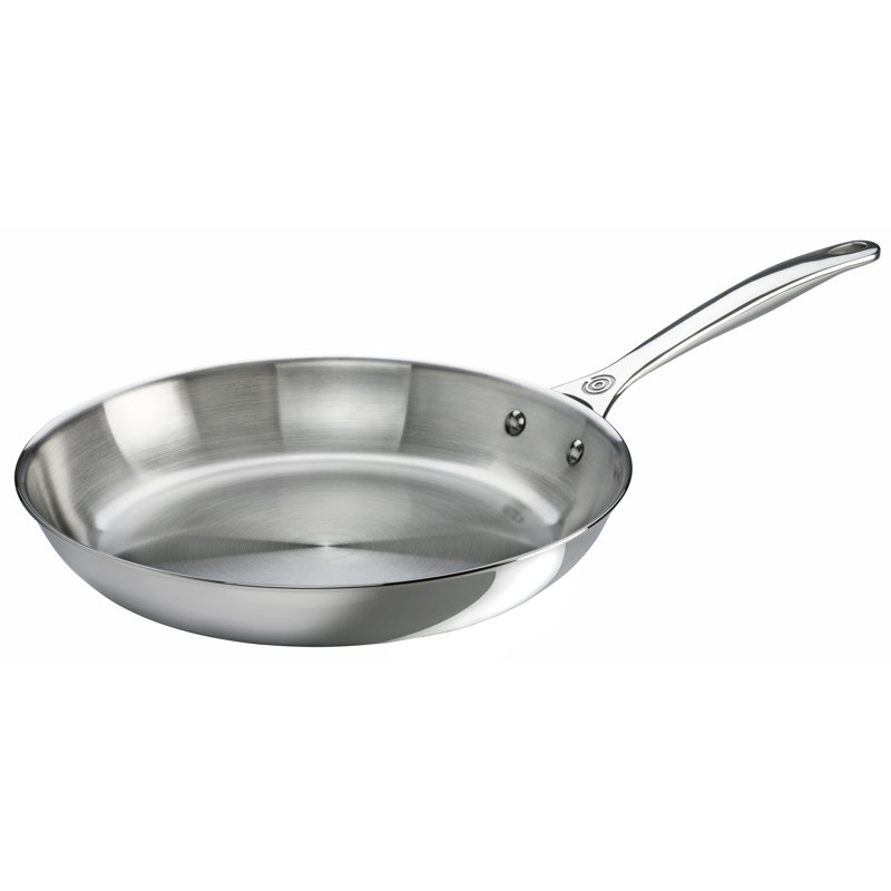 Stainless Steel 12" Non-Stick Fry Pan with Ceramic Coating