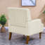 Chaises d'appoint confortables, style moderne en bois de velours côtelé pour la maison