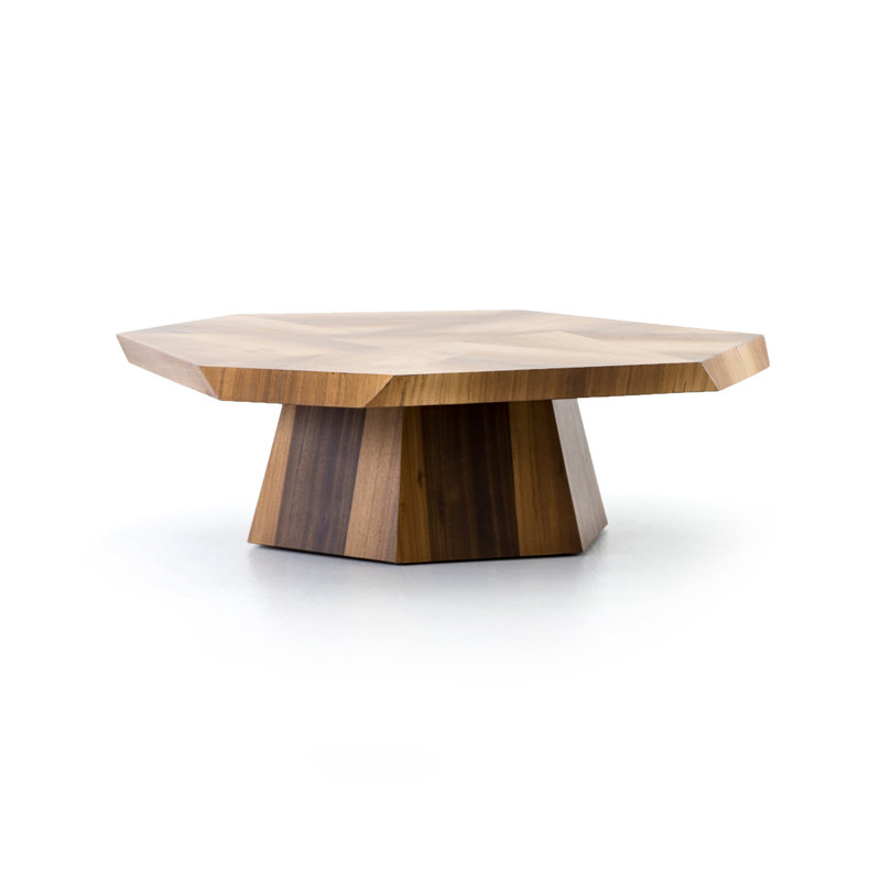 Coffee Table, Palermo Drift Top Grain Leather