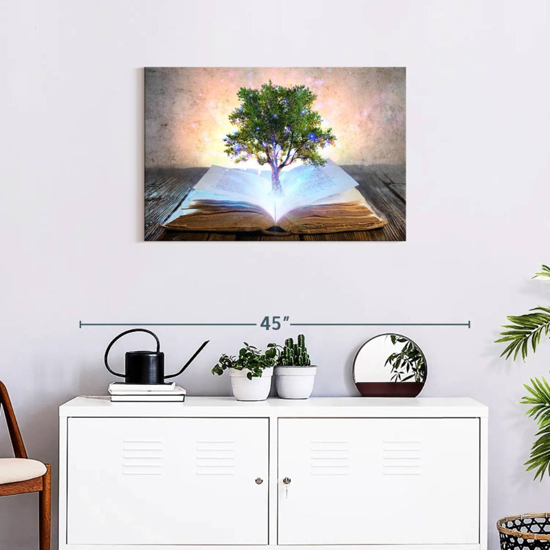 Ashelle livre de l'arbre de la sagesse, H 20 po x l 30 po