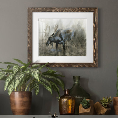Élan majestueux - reproduction de cadre photo sur papier