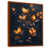 Toile avec cadre flottant brun