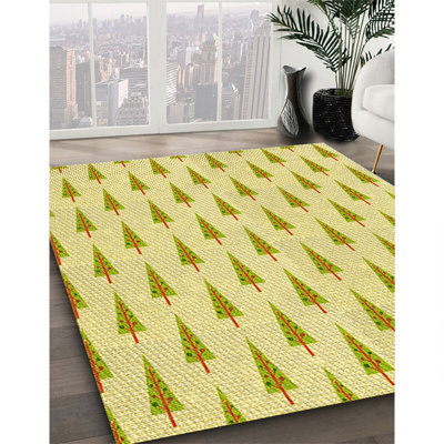 Tapis 100% à motifs lavables à la machine 2989 - Pat709-YW