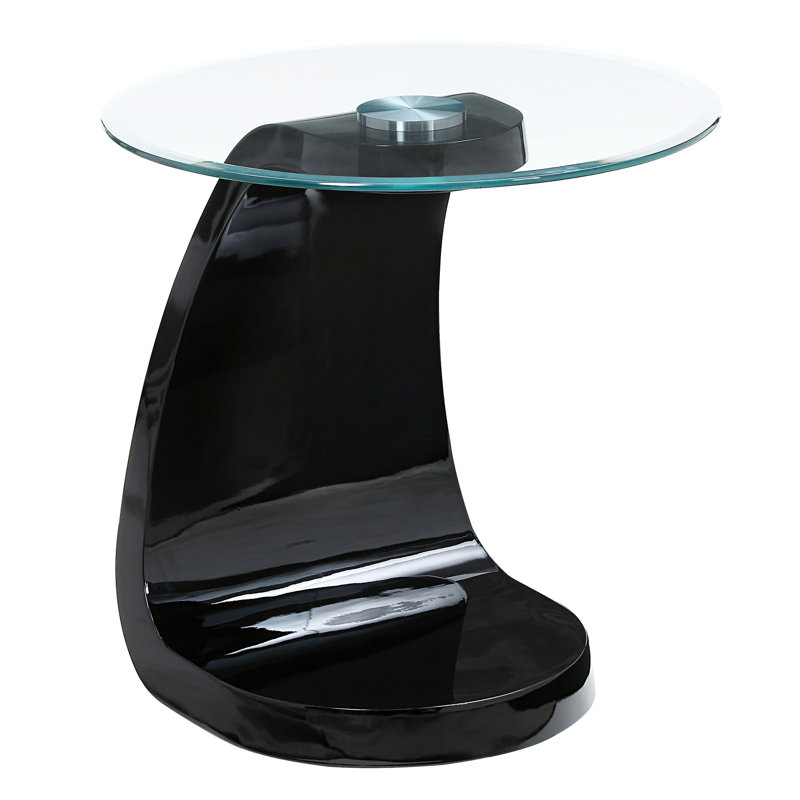 Table de bout Hilry, Noir